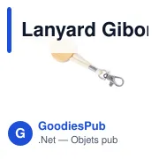 Lanyard Gibons - Miniature 3