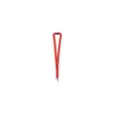 Variante rouge - Lanyard personnalisable en polyester avec logo - Lanyard Kappin