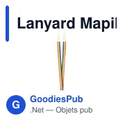Lanyard Mapik - Miniature 1