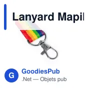 Lanyard Mapik - Miniature 3