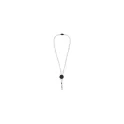 Variante Blanc - Lanyard personnalisable en paracorde polyester avec logo - Doming