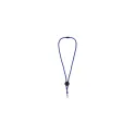 Variante Bleu - Lanyard personnalisable en paracorde polyester avec logo - Doming