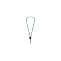 Variante Vert - Lanyard personnalisable en paracorde polyester avec logo - Doming