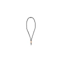 Variante Noir - Lanyard personnalisable en paracorde R-PET avec logo - Gravure laser