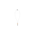 Variante Blanc - Lanyard personnalisable en paracorde R-PET avec logo - Gravure laser