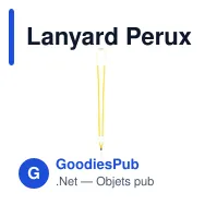 Lanyard Perux - Miniature 7