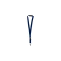 Variante Navy Blue 289C - Lanyard personnalisable en polyester 20 mm avec logo - 11 coloris