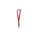 Variante Red 485C - Lanyard personnalisable en polyester 20 mm avec logo - 11 coloris