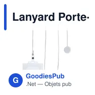Lanyard Porte-Badge Blaires - Miniature 5