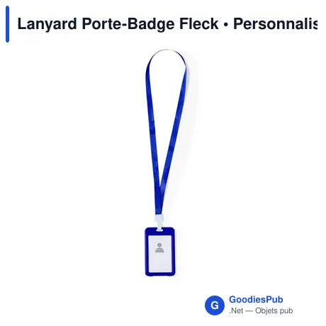 Lanyard Porte-Badge Fleck