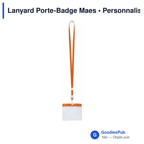 Lanyard Porte-Badge Maes