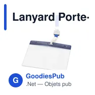 Lanyard Porte-Badge Maes - Miniature 5