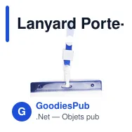 Lanyard Porte-Badge Maes - Miniature 6