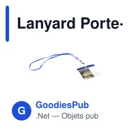 Lanyard Porte-Badge Maes - Miniature 7