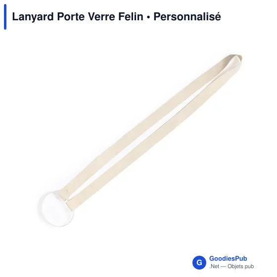 Lanyard Porte Verre Felin - Image 2