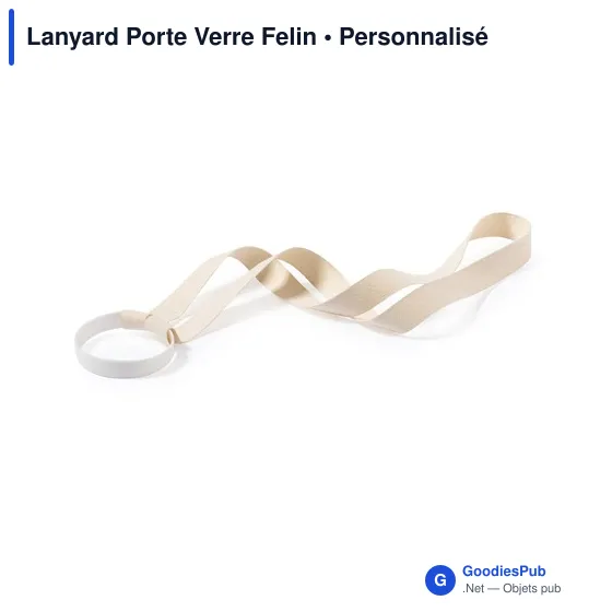 Lanyard Porte Verre Felin - Image 3