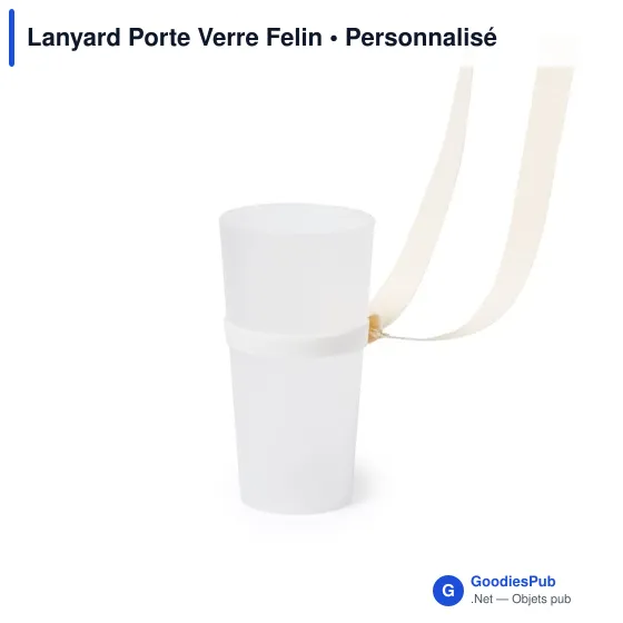 Lanyard Porte Verre Felin - Image 5