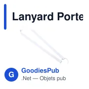 Lanyard personnalisable avec porte-gobelet pour logo - Frinly - Miniature 5
