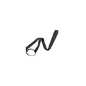Variante noir - Lanyard personnalisable avec porte-gobelet pour logo - Frinly