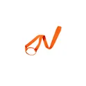 Variante orange - Lanyard personnalisable avec porte-gobelet pour logo - Frinly