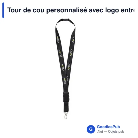 Tour de cou personnalisé avec logo entreprise