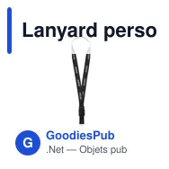 Lanyard personnalisable en polyester avec logo - Promo Complete 2 cm - Miniature 1