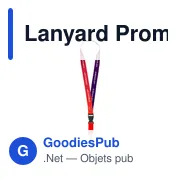 Lanyard personnalisable en RPET avec logo - Promo Complete Sublimation - Miniature 2