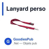 Lanyard personnalisable en RPET 2 cm avec logo - Lanyard Safety - Miniature 7