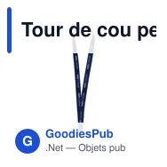 Tour de cou personnalisé avec logo entreprise - Miniature 2