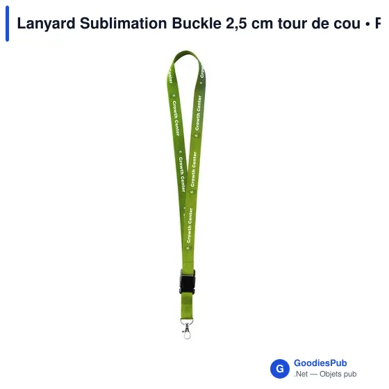 Tour de cou personnalisé avec logo entreprise - Image 2