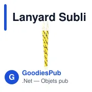 Lanyard Sublimation Nopak - Miniature 2