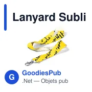 Lanyard Sublimation Nopak - Miniature 3