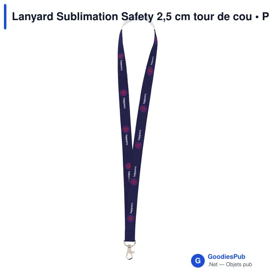 Tour de cou personnalisé avec logo entreprise - Image 2