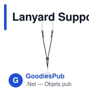 Lanyard Support Zaret - Miniature 7