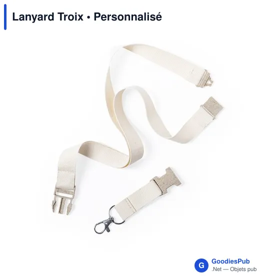 Tour de cou personnalisable avec logo pour événements professionnels - Image 3