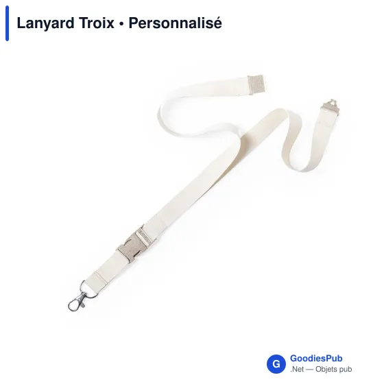 Tour de cou personnalisable avec logo pour événements professionnels - Image 4