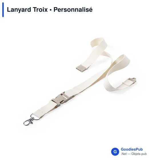 Tour de cou personnalisable avec logo pour événements professionnels - Image 5