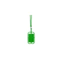 Variante vert - Lanyard personnalisable en silicone avec logo - Veltux