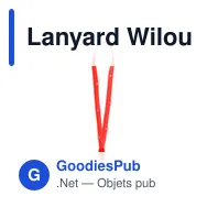 Lanyard Wilou - Miniature 5