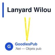 Lanyard Wilou - Miniature 9