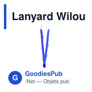 Lanyard Wilou - Miniature 10