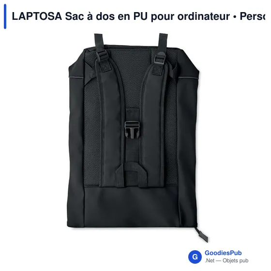 LAPTOSA Sac à dos en PU pour ordinateur - Image 11