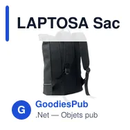 LAPTOSA Sac à dos en PU pour ordinateur - Miniature 12