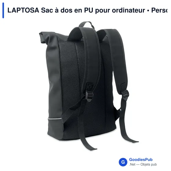 LAPTOSA Sac à dos en PU pour ordinateur - Image 12