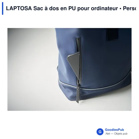 LAPTOSA Sac à dos en PU pour ordinateur - Image 3