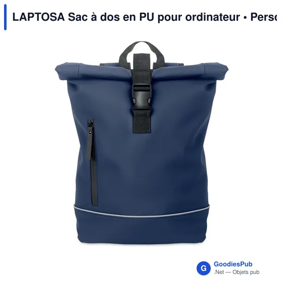 LAPTOSA Sac à dos en PU pour ordinateur - Image 4