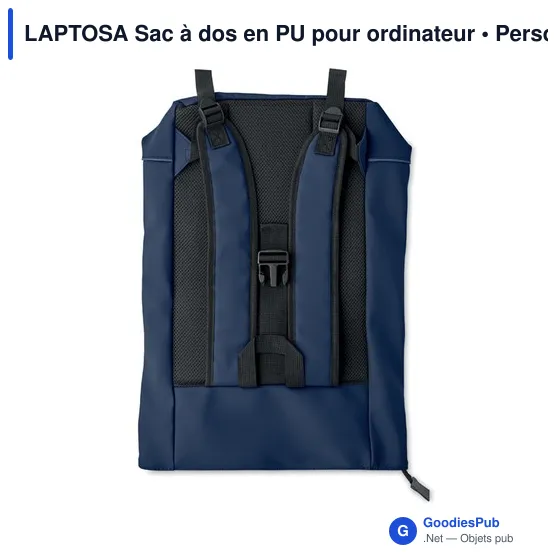 LAPTOSA Sac à dos en PU pour ordinateur - Image 5