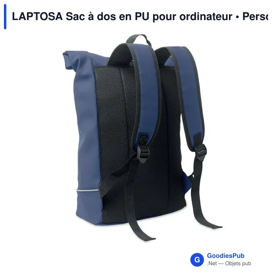 LAPTOSA Sac à dos en PU pour ordinateur - Image 6