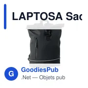 LAPTOSA Sac à dos en PU pour ordinateur - Miniature 7