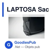 LAPTOSA Sac à dos en PU pour ordinateur - Miniature 9